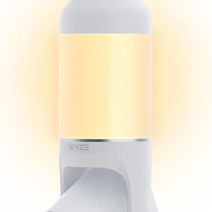 WYZE Bulb Cam Security Camera, 2K HD Outdoor Light Bulb Camera, Color Night Vision, Dimmable LED Bulb, Motion Detection, Siren Alarm, Works w/Alexa/Google Assistant. Free Expert Support (Renewed)