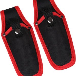 2Pcs Canvas Scissor Bags Lightweight Protective Cover for Gardening Scissors Pruning Shears for Garden Tools Transport Storage Durable Convenient Tool Holders