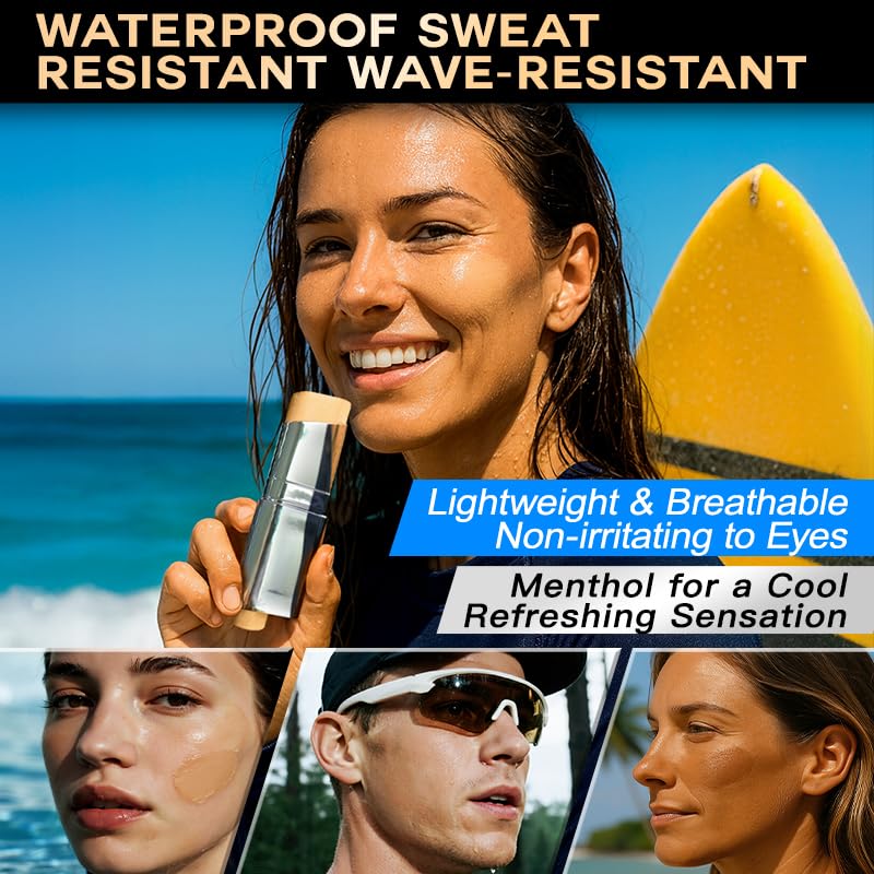 iLab Extreme Sport Colorful Sunscreen Stick (Light Beige) - Image 4
