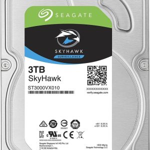 Seagate Skyhawk 3TB Surveillance Internal Hard Drive HDD – 3.5 Inch Sata 6Gb/s 256MB Cache for DVR NVR Security Camera System(M.Refurbished)