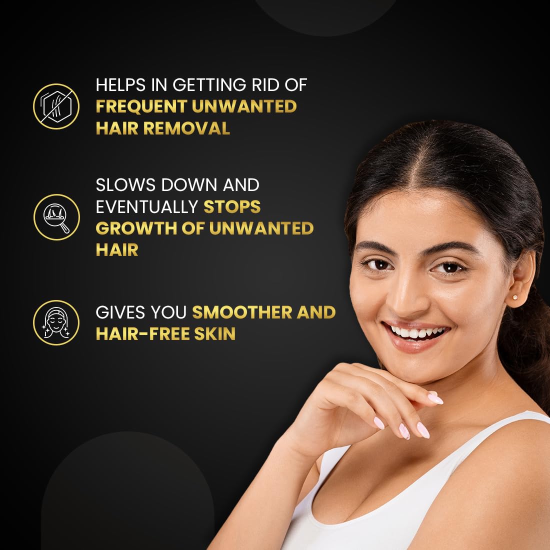 NEUD Natural Hair Inhibitor for Permanent Reduction of Unwanted Body & Facial Hair in Men & Women - Pack of 2 - Image 5