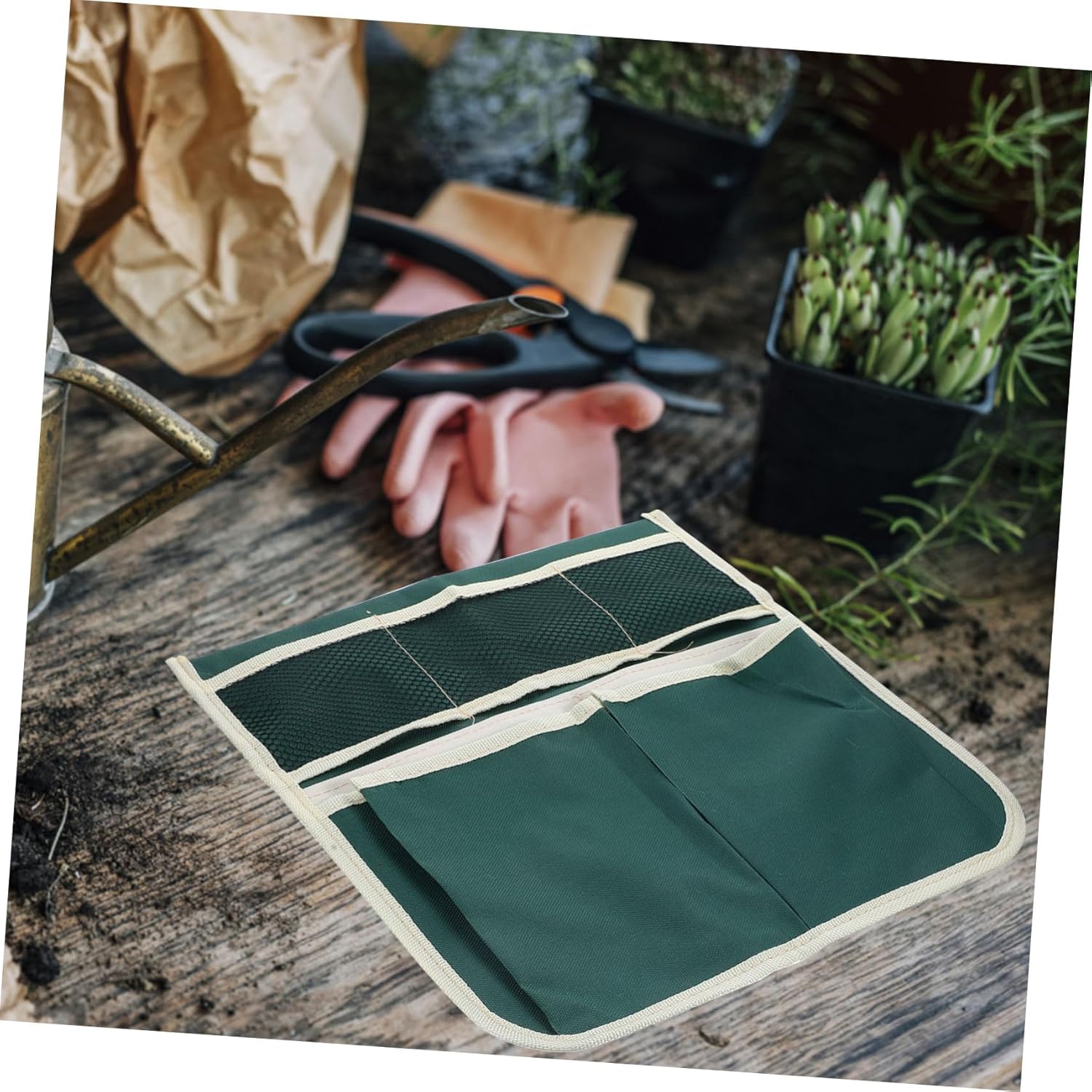 Portable Garden Kneeler Seat Tool Bag with Large Storage Pouch Oxford Cloth Gardening Kneeling Bench Organizer for Outdoor Tools Lightweight and Spacious - Image 8