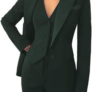 LIBODU Women Pantsuits Wedding Tuxedos Party Wear Suits Formal Business Suits