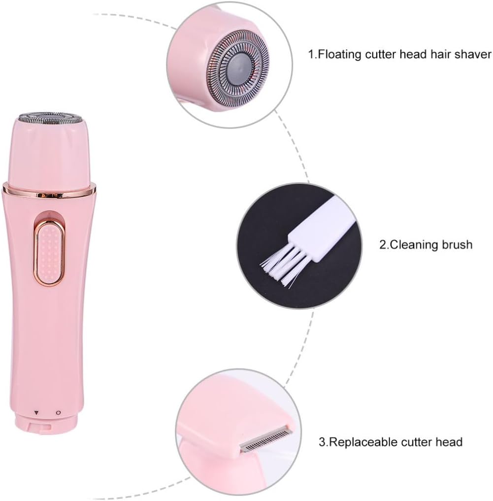 Vaguelly Female Hair Removal Machine Electric Shaver Eyebrow Shaper Hair Removal Instrument Body Shaver Painless Depilatory Device USB Charging Portable Brush - Image 3