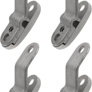 4 Pcs Aluminum Alloy Greenhouse Clips Anti-tip Cinch Clips for Row Cover Hoops Plant Cover Clamp Accessories for Gardening and Greenhouse Repair