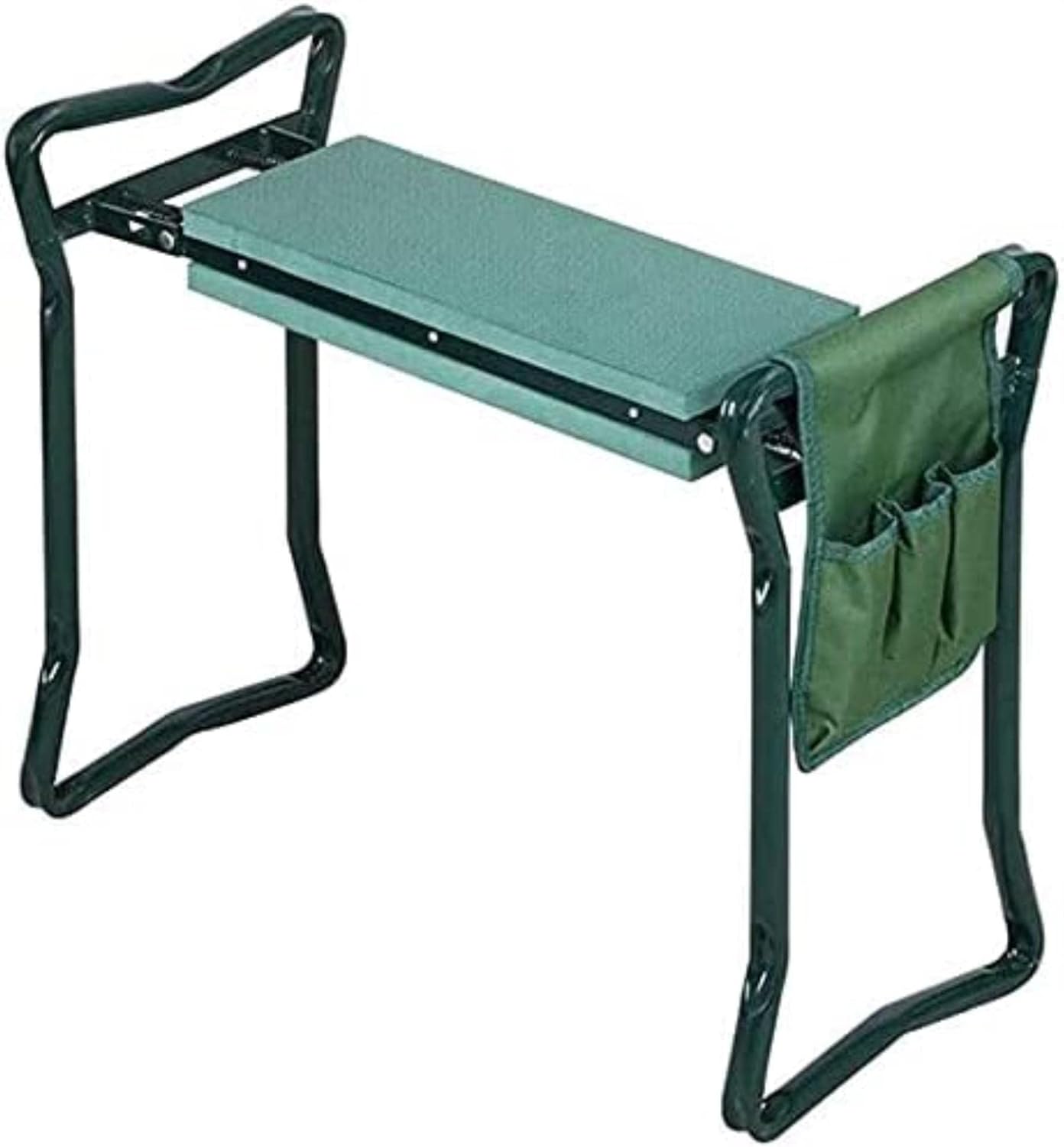 Garden Kneeler and Seat Heavy Duty Foldable Garden Kneeler Seat, Yard Work Bench Gardening Gardener Kneeling Stool Chair, with Tool Pouches Gardening Hand Tools