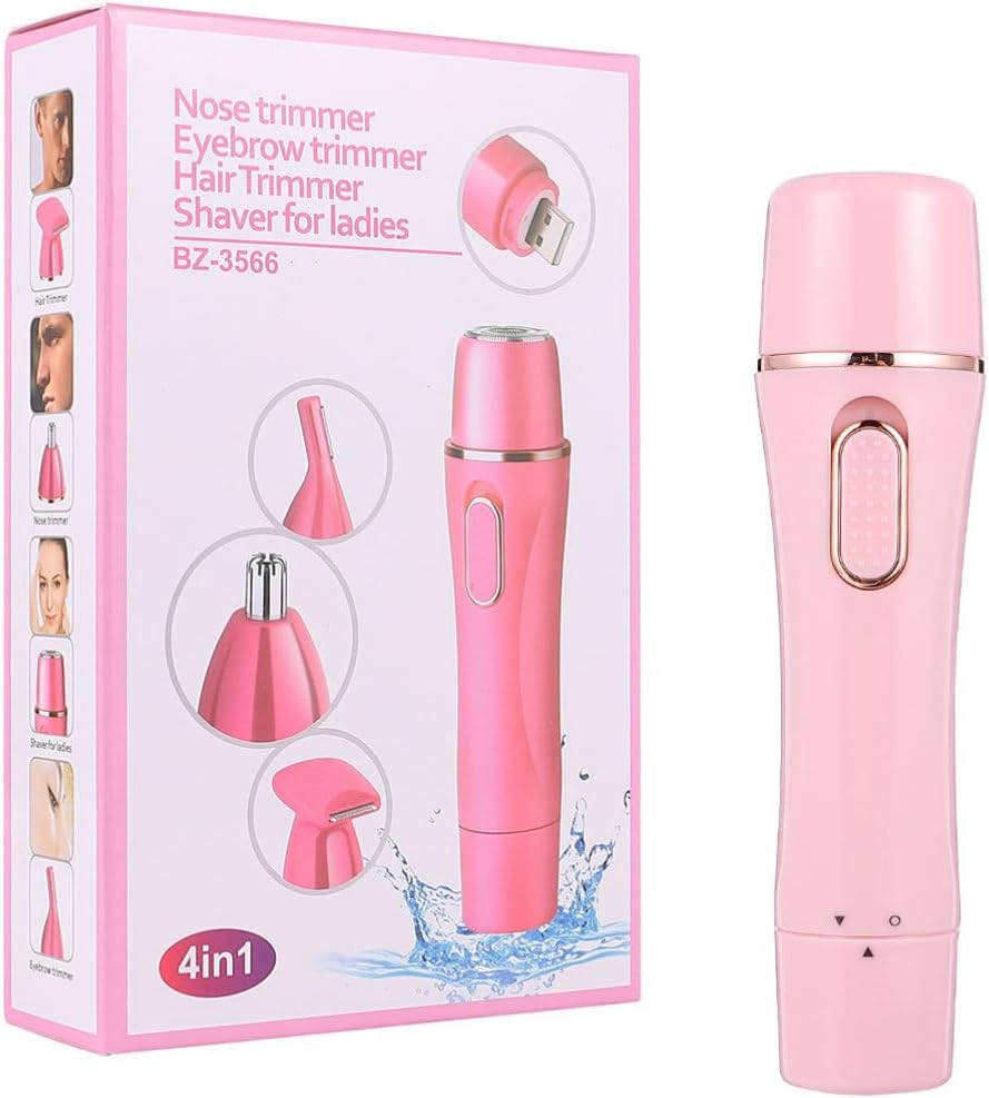 Vaguelly Female Hair Removal Machine Electric Shaver Eyebrow Shaper Hair Removal Instrument Body Shaver Painless Depilatory Device USB Charging Portable Brush - Image 2