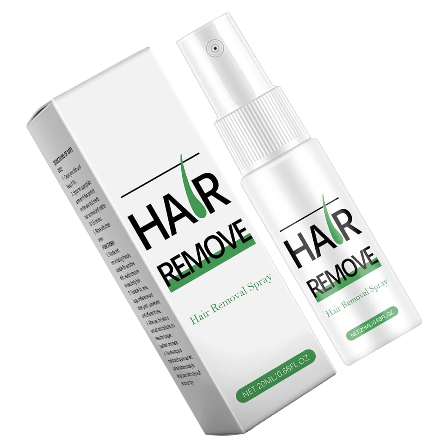 Gentle Rapid Hair Removal for Sensitive Skin Sprayer with Natural & Hydrating Essence Sensitives Skin Depilatory Sprays