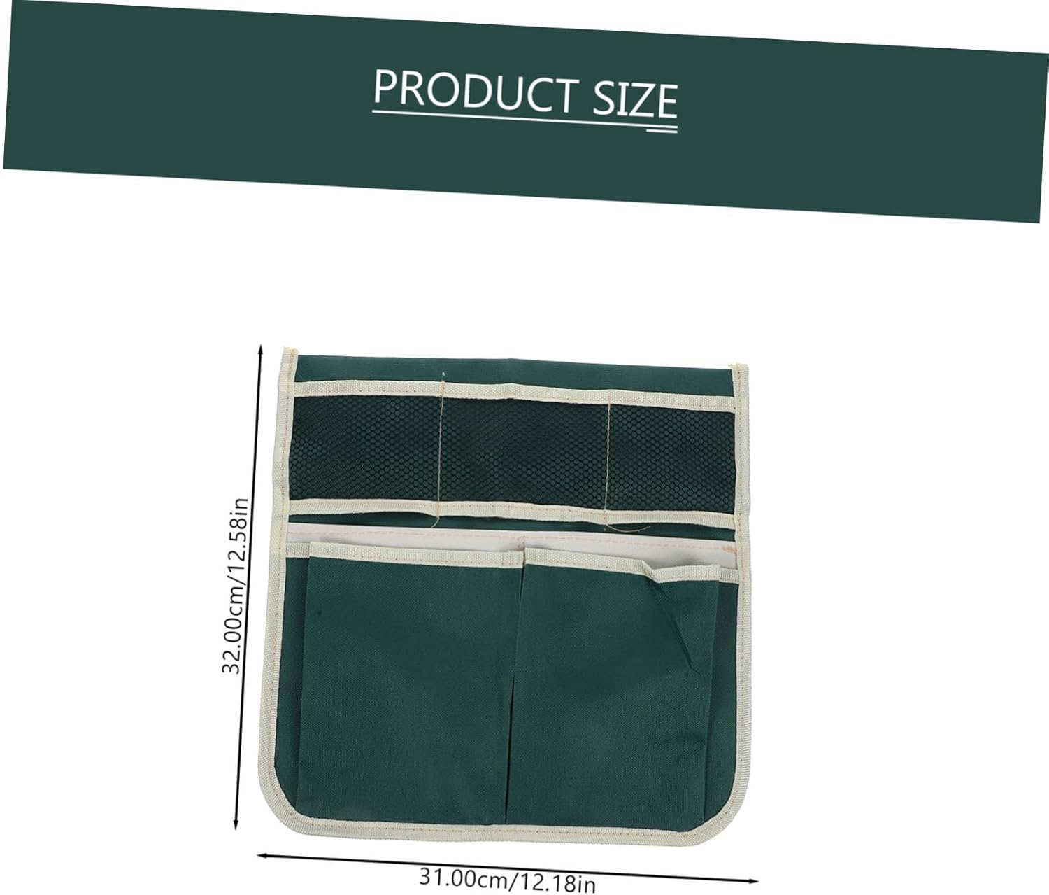 Multifunction Garden Kneeler Seat Bag with Large Storage Pouch Tool Organizer for Gardening Space Saving Hanging Tote for Gardeners - Image 3