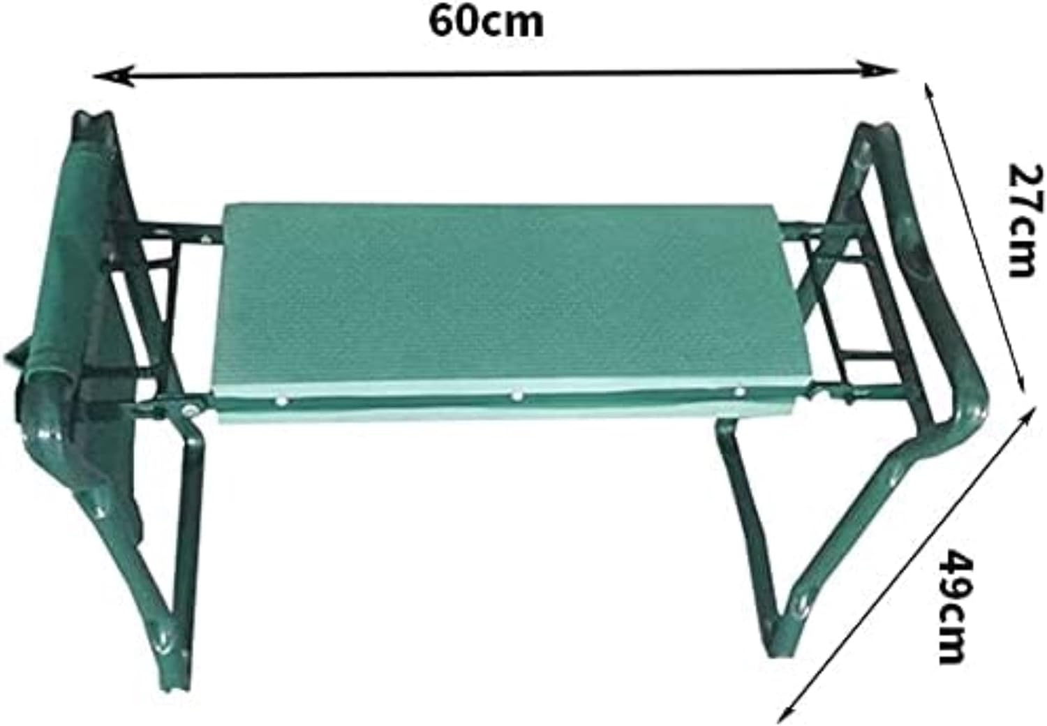 Garden Kneeler and Seat Heavy Duty Foldable Garden Kneeler Seat, Yard Work Bench Gardening Gardener Kneeling Stool Chair, with Tool Pouches Gardening Hand Tools - Image 2