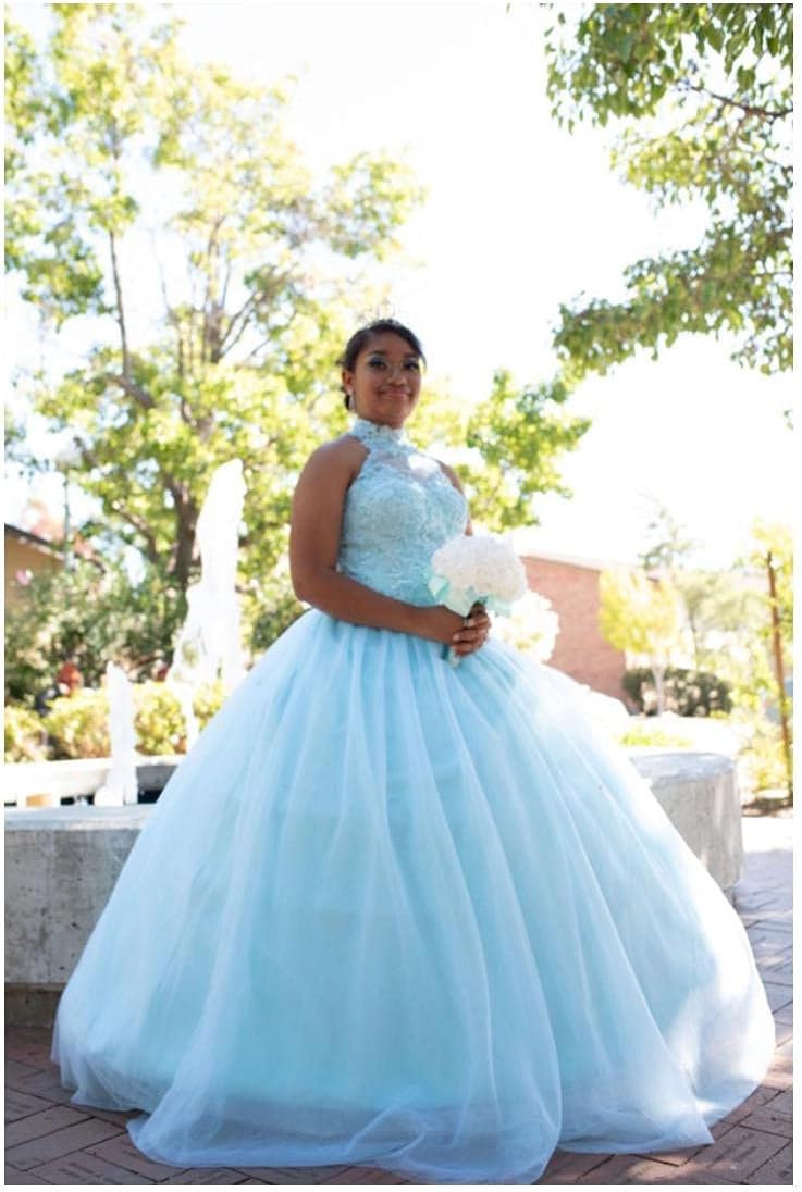 QXMYOO Ball Gown Quinceanera Dresses Sweet 16 Prom Party Princess Dress for Teens - Image 5