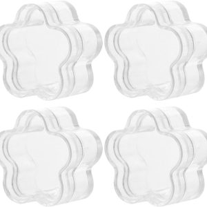 50pcs Star Shaped Makeup Cream Jars Travel Cosmetic Containers with Lids for Lotion Eye Shadow Sample Storage