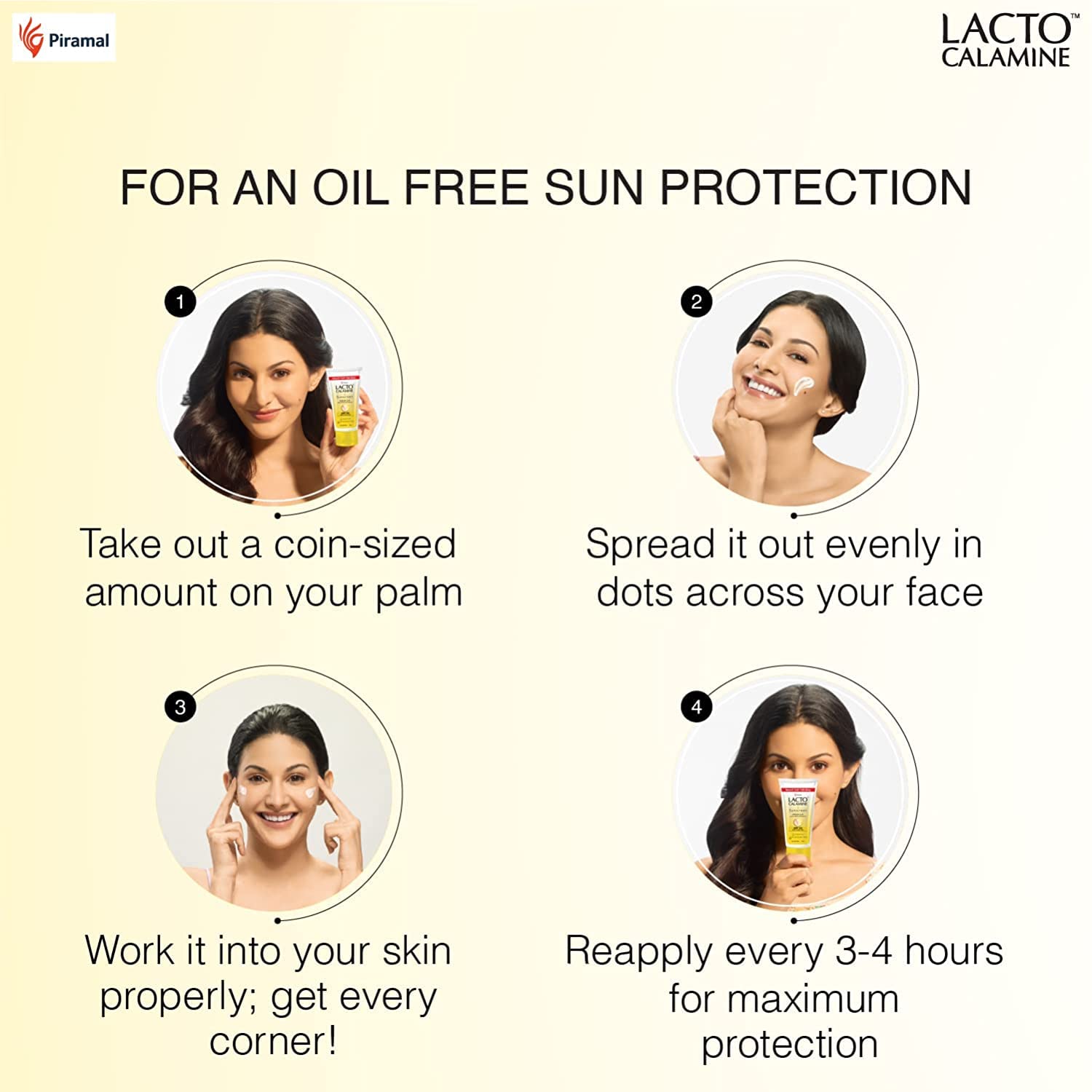 Lacto Calamine Sunshield Matte Look Sunscreen SPF50 PA+++ for Oily or Acne Prone Skin, Very Water Resistant, Paraben & Sulphate Free, 50g - Image 4