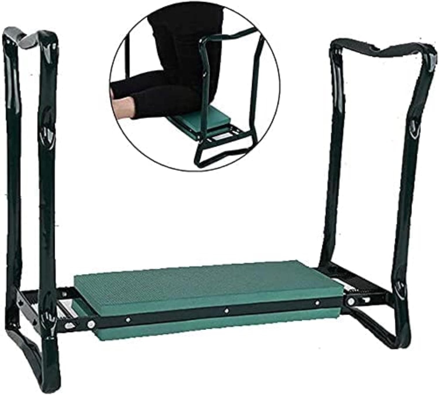 Garden Kneeler and Seat Heavy Duty Foldable Garden Kneeler Seat, Yard Work Bench Gardening Gardener Kneeling Stool Chair, with Tool Pouches Gardening Hand Tools - Image 3