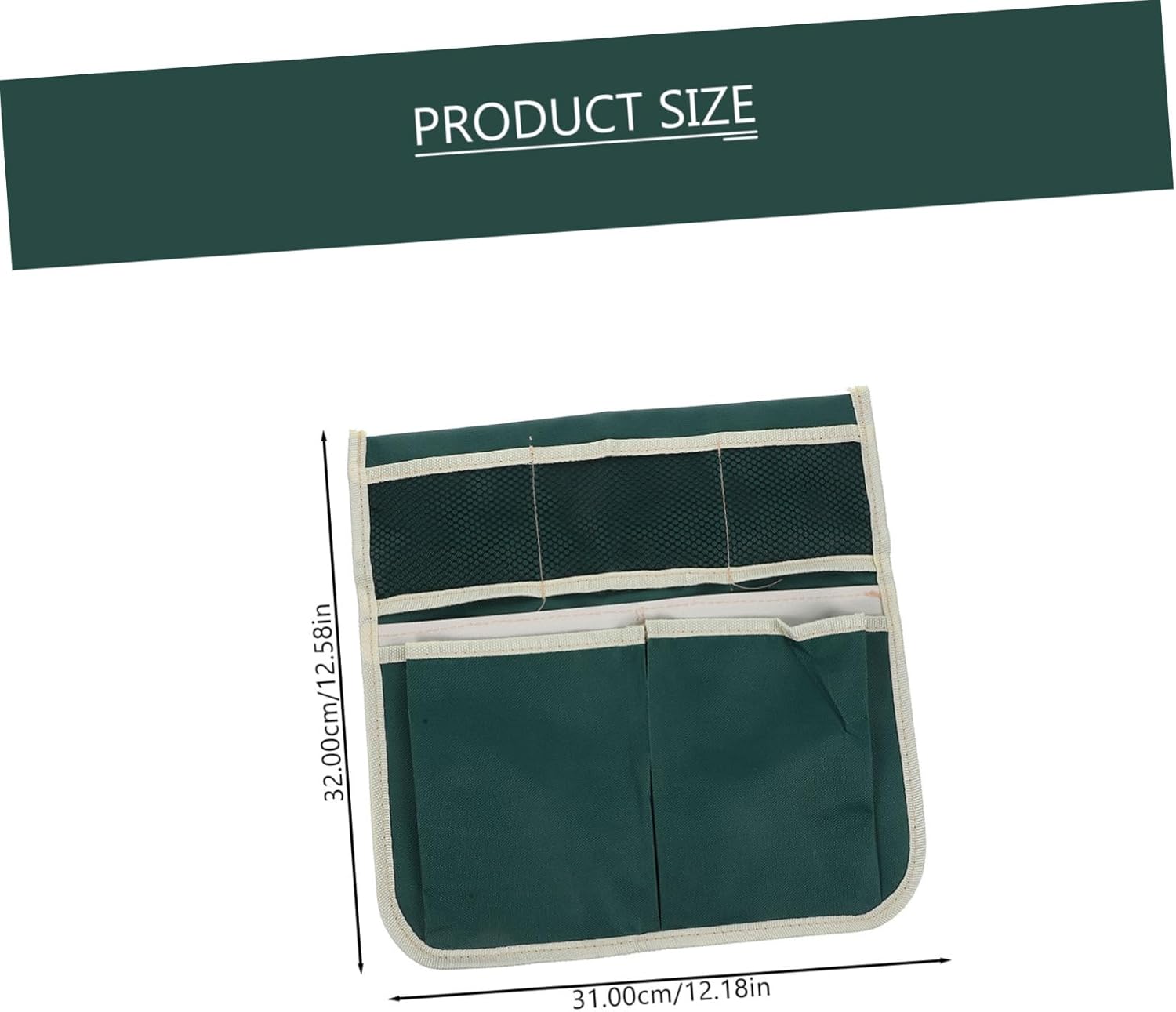 BESPORTBLE Heavy Duty Garden Kneeler Seat Tool Bag with Ample Storage Space Portable Hanging Organizer Pouch for Gardening Tools Convenient Outdoor Use for Garden Enthusiasts - Image 3