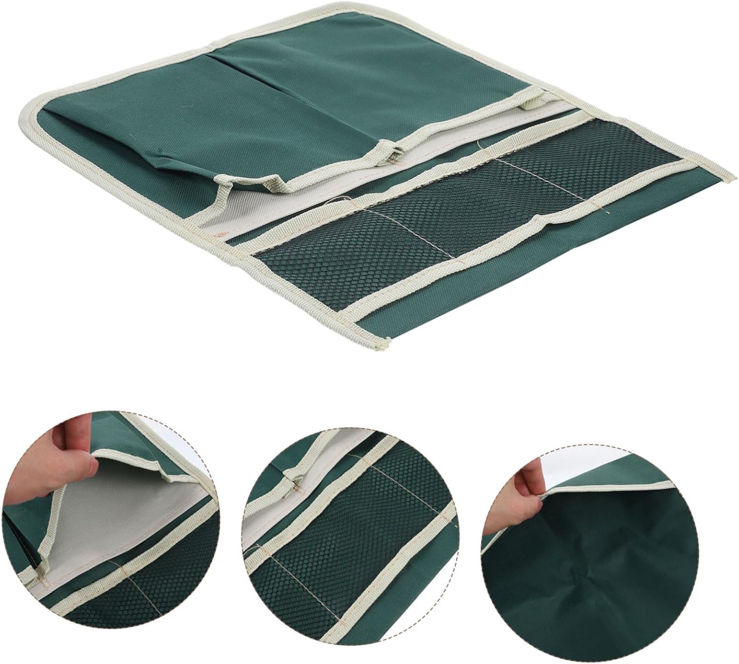 MERRYHAPY Heavy Duty Garden Kneeler Seat Tool Bag Organizer with Oxford Cloth Pouch for Gardening Tool Storage Portable Garden Kneeler Pouch for Women and Gardeners - Image 9