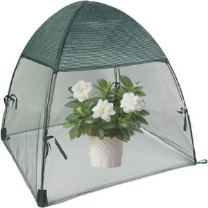 Vegetable Greenhouse - Outdoor Mini Plant Tent for Tomatoes | Portable Grow House with Ventilation, Transparent Cover, Lightweight Frame & Easy Assembly for Flowers, Vegetables, Herbs, and Seasonal Pl