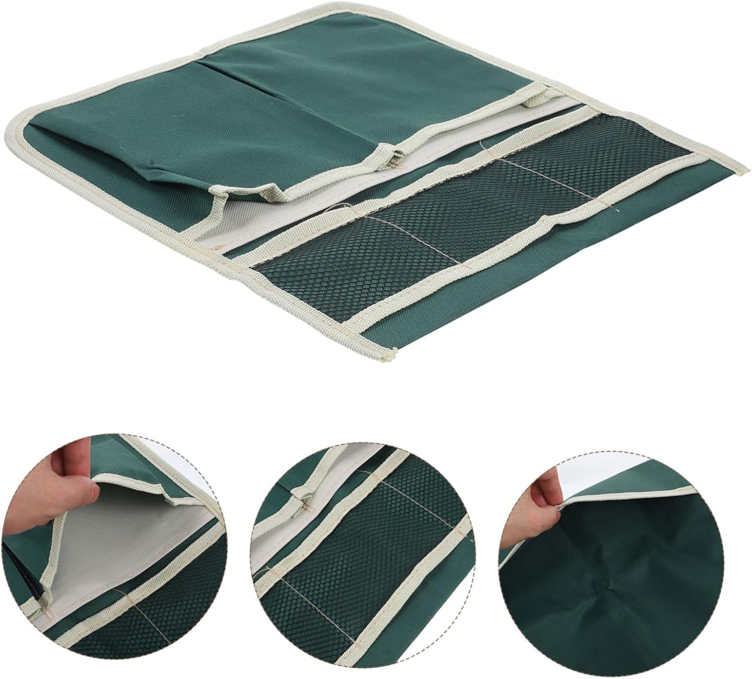 Heavy Duty Garden Kneeler Seat Storage Pouch Tool Organizer for Gardening Oxford for Outdoor Garden Use - Image 7