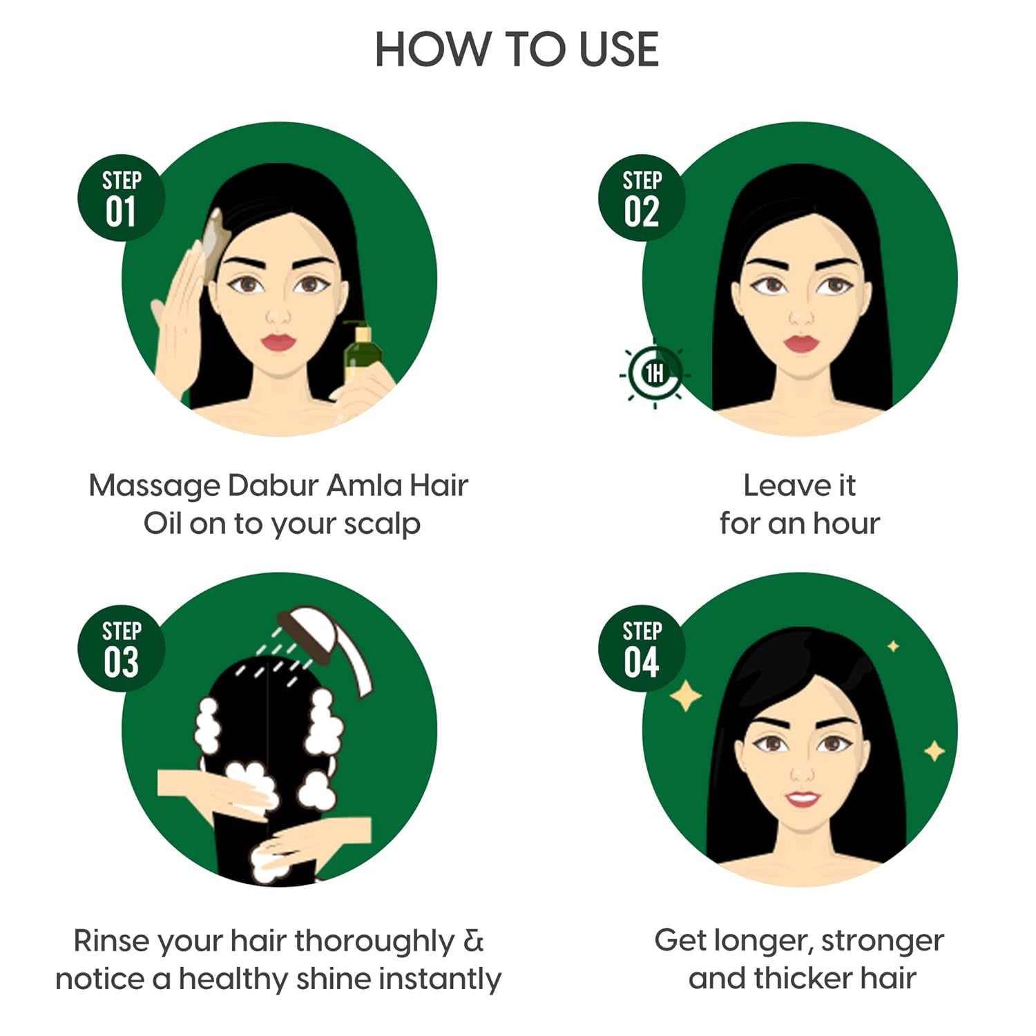 Dabur Amla Hair Oil 275ml - Image 5