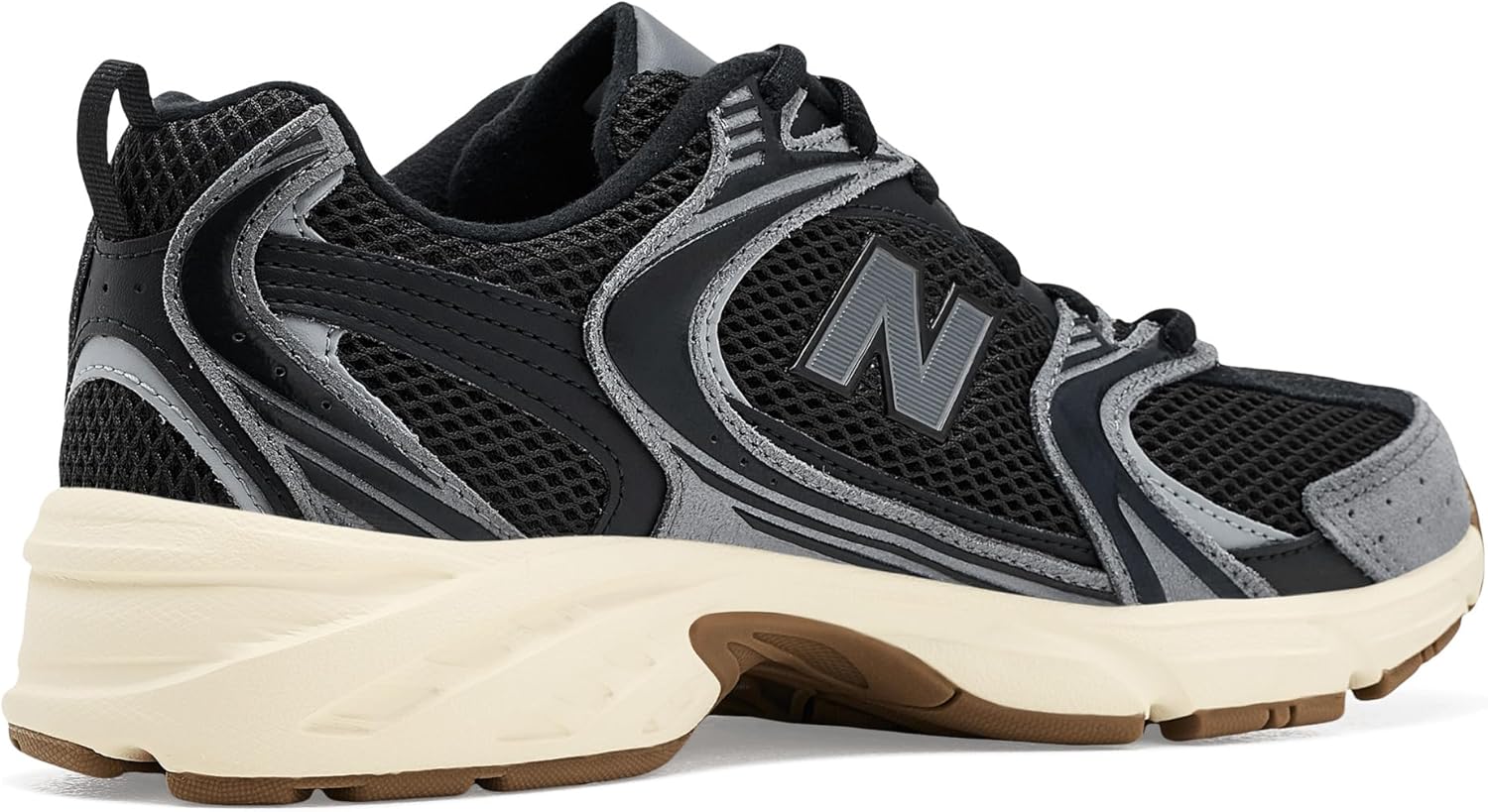 New Balance Unisex 530 Sneaker, Black/Castlerock, 5.5 US Men - Image 3