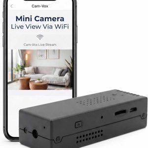 Mini Camera Wireless Motion Activated 1080P | Small Wireless Camera with 25 Day Standby and 128GB Video Storage | No Monthly Fee Security (72° Internal Lens)