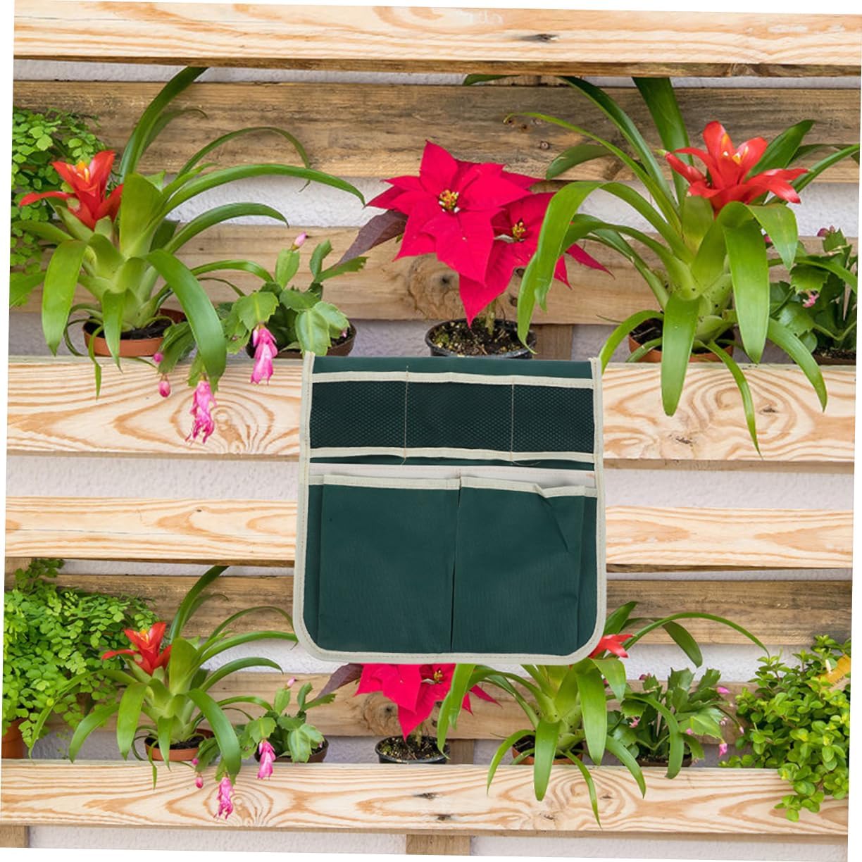 Yardwe 2Pcs Garden Kneeler Seat with Tool Pouch Side Pockets Versatile Gardening Tote Bag for Storage Lightweight and Durable Garden Accessory for Gardeners - Image 2
