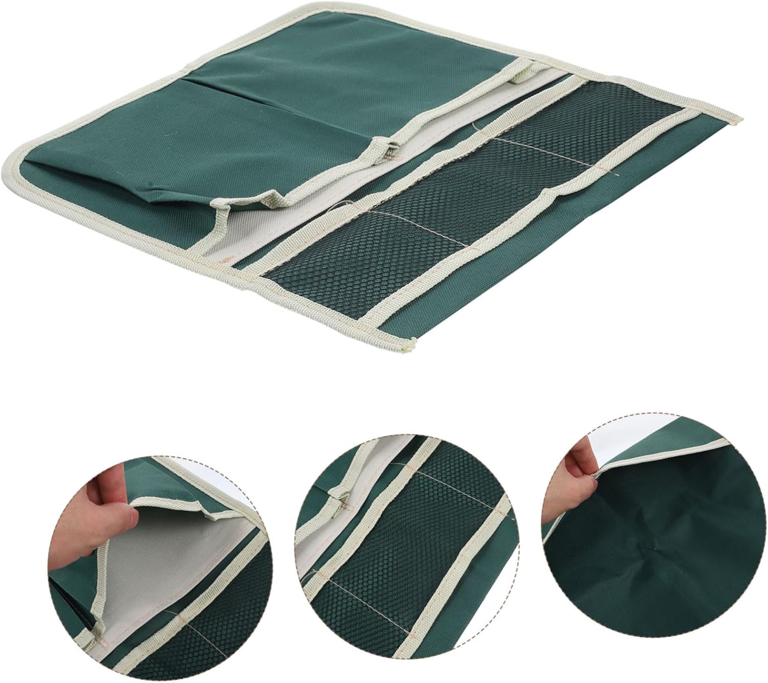 Luxshiny Multi Purpose Garden Kneeler Seat with Large Tool Pouch Oxford Cloth Gardening Bag for Organizing Tools Comfortable Outdoor Kneeling and Sitting Gardeners - Image 5