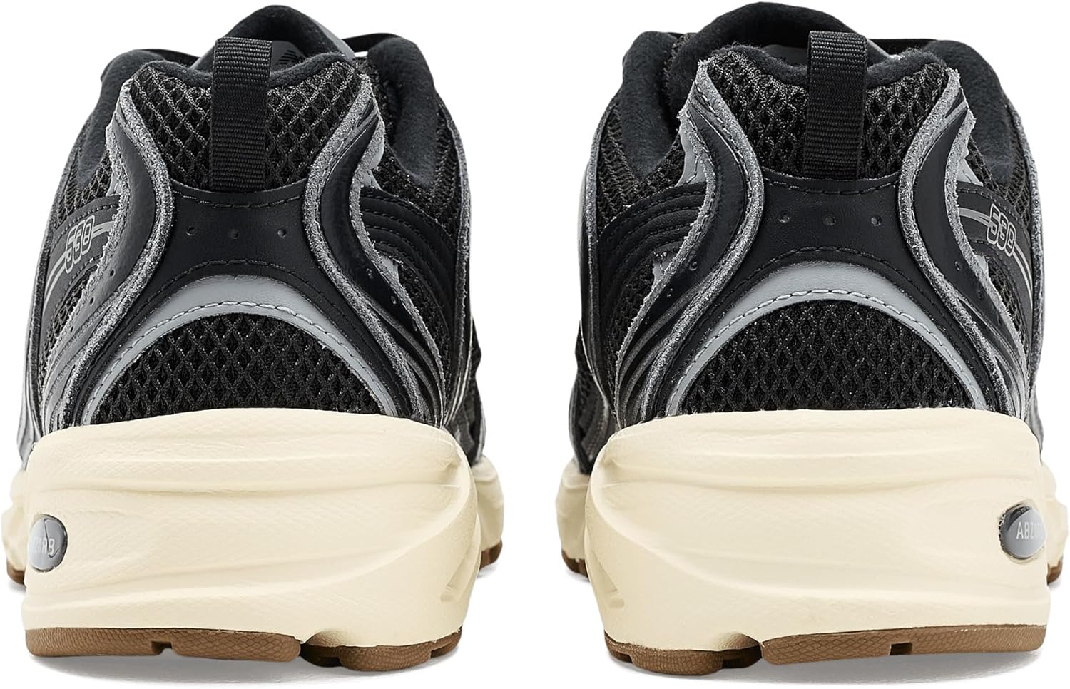 New Balance Unisex 530 Sneaker, Black/Castlerock, 5.5 US Men - Image 7