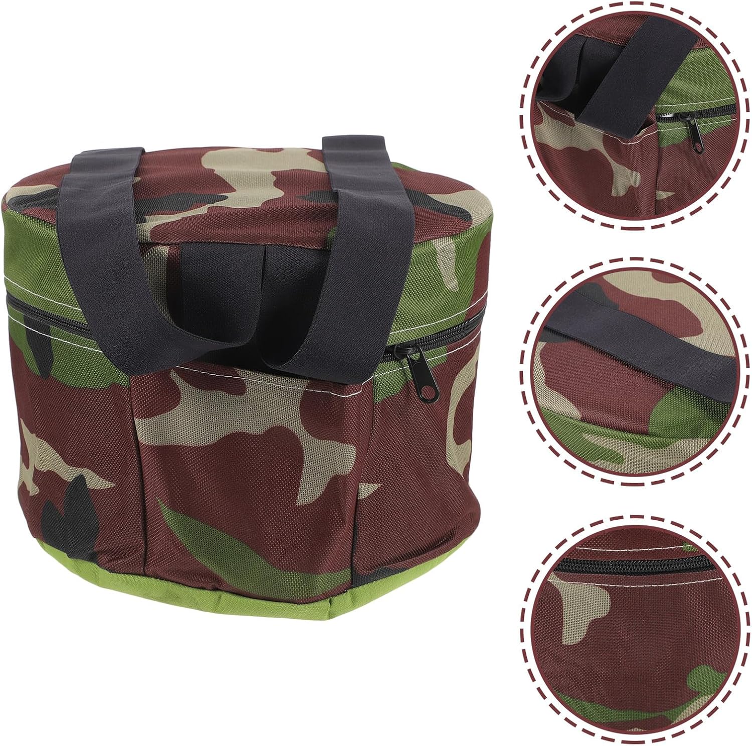 Portable Outdoor Foam Gardening Stool with Tool Pouch 18cm High Lightweight Camping Seat for Field Work and Hiking Sturdy Garden Kneeler Chair for Gardening and Farm Use - Image 9