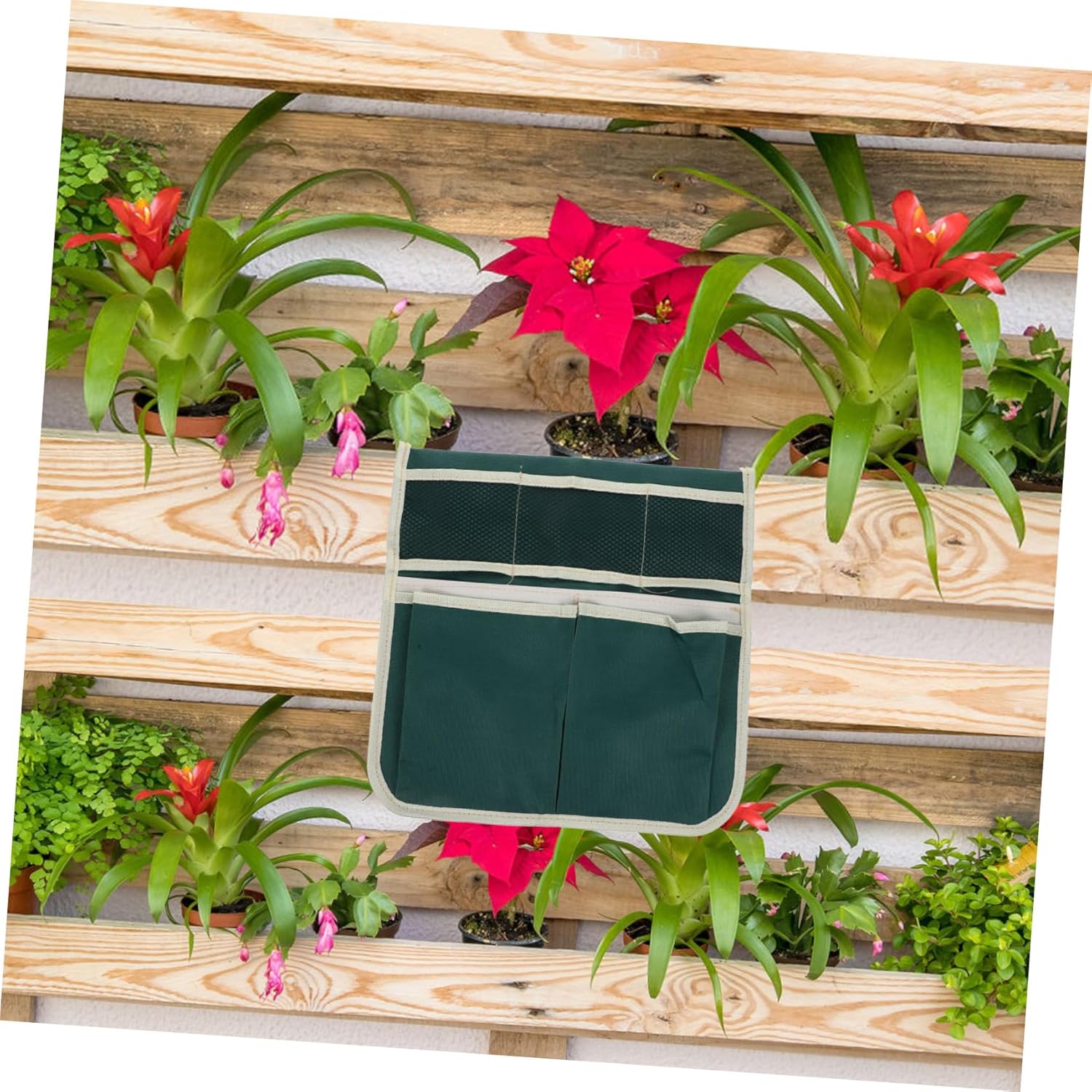 Large Garden Kneeler Seat Tool Pouch with Oxford Multi Purpose Storage Bag for Gardening Tools Convenient Outdoor Kneeler Seat Bag for Women and Garden Enthusiasts - Image 6