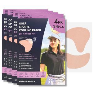 12Pairs (24patchs) Sun Patch, Under Eye UV Protection for Golf, Hiking, Driving, Outdoor Sports | Cooling Sunblock Patches, Scar & Sun Damage Protection