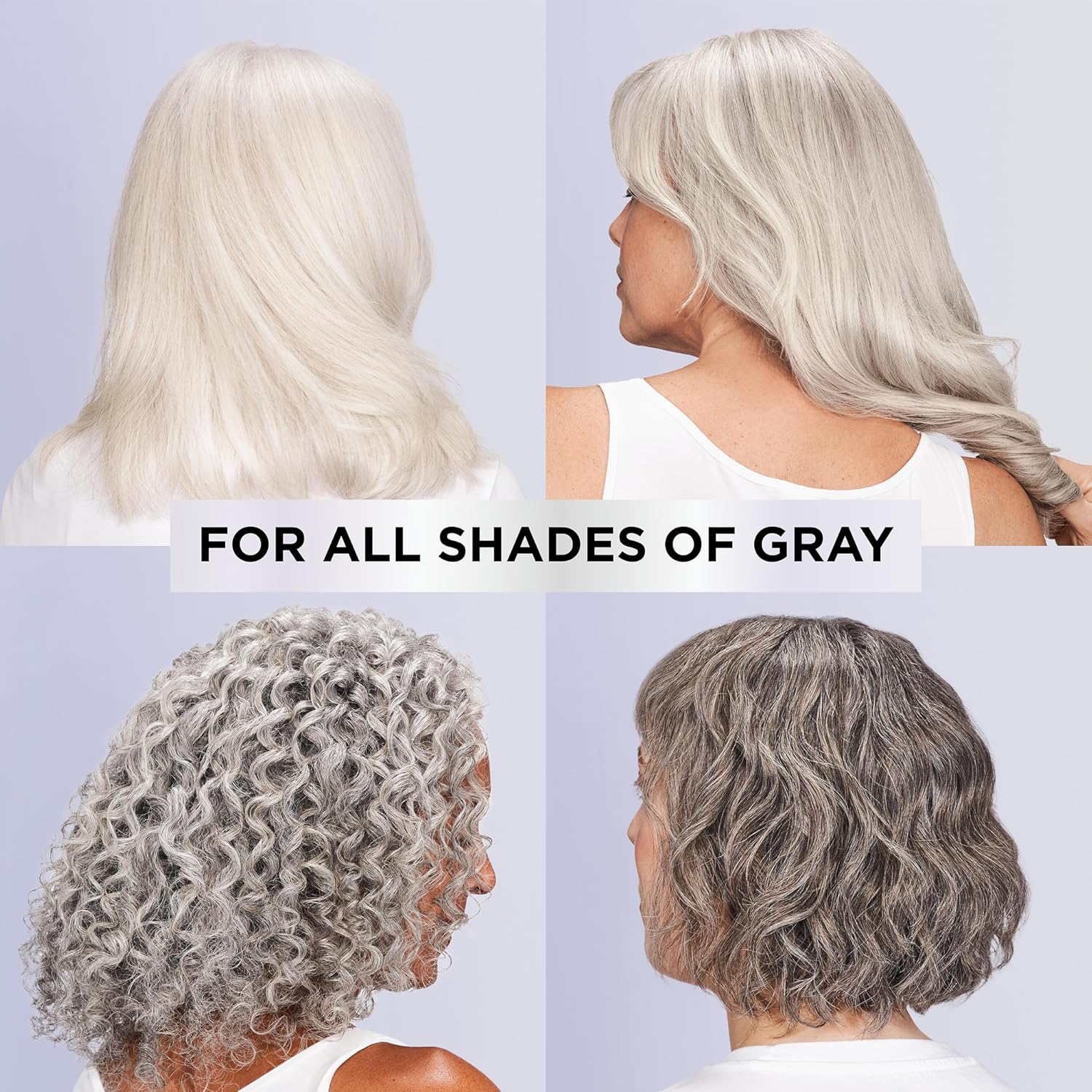 L'Oreal Paris EverPure Brightening and Nourishing Shampoo for Gray Hair,Sulfate-Free Vegan Formula with Peptides,8.5 Fl Oz,(Pack of 2) - Image 4