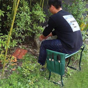 Garden Kneeler and Seat Heavy Duty Soft Cushion Seat Pad, Kneeling Chair, Portable Tool Pouch, Gardening Assistant Chair