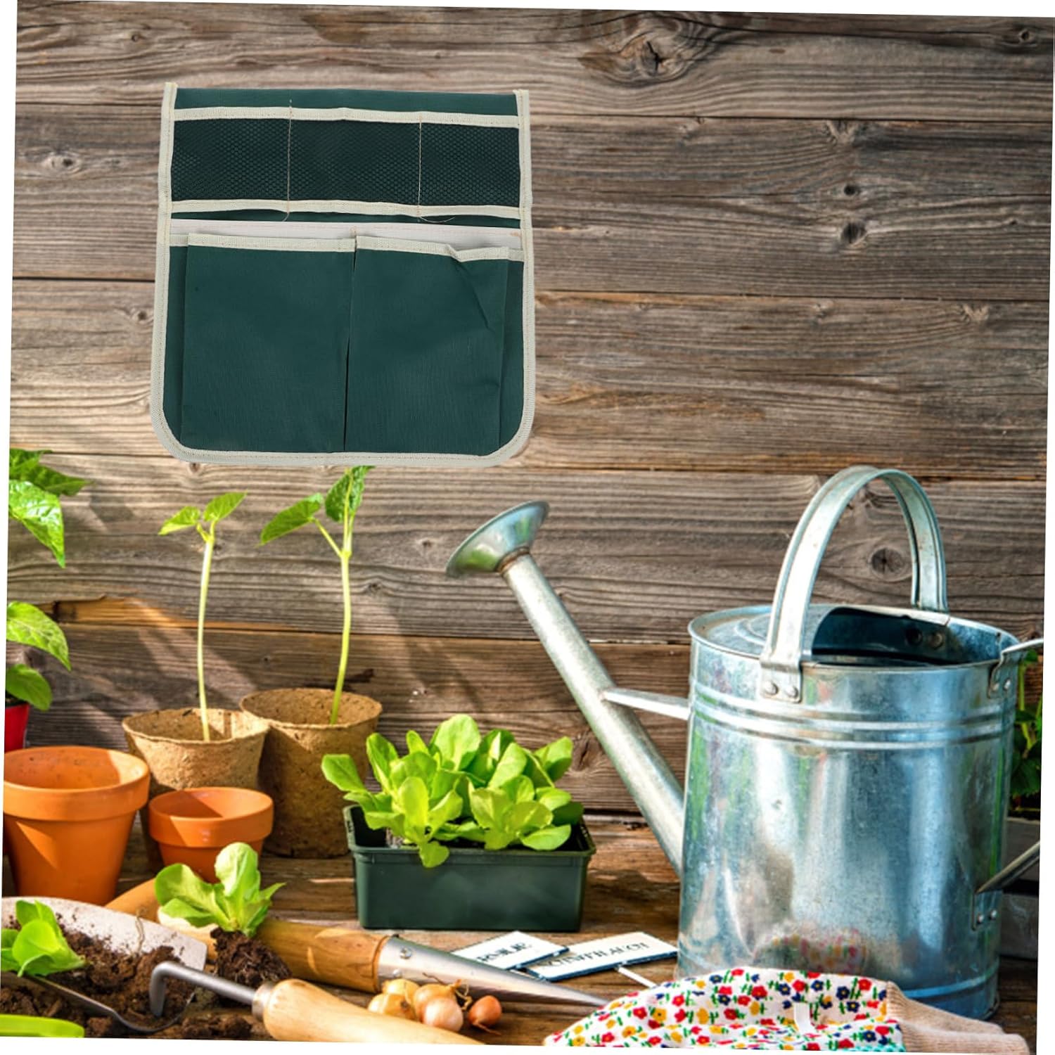 Large Garden Kneeler Seat Tool Bag with Oxford Cloth Multi Purpose Gardening Pouch for Organizing and Carrying Tools Outdoors Convenient Storage for Gardeners - Image 6