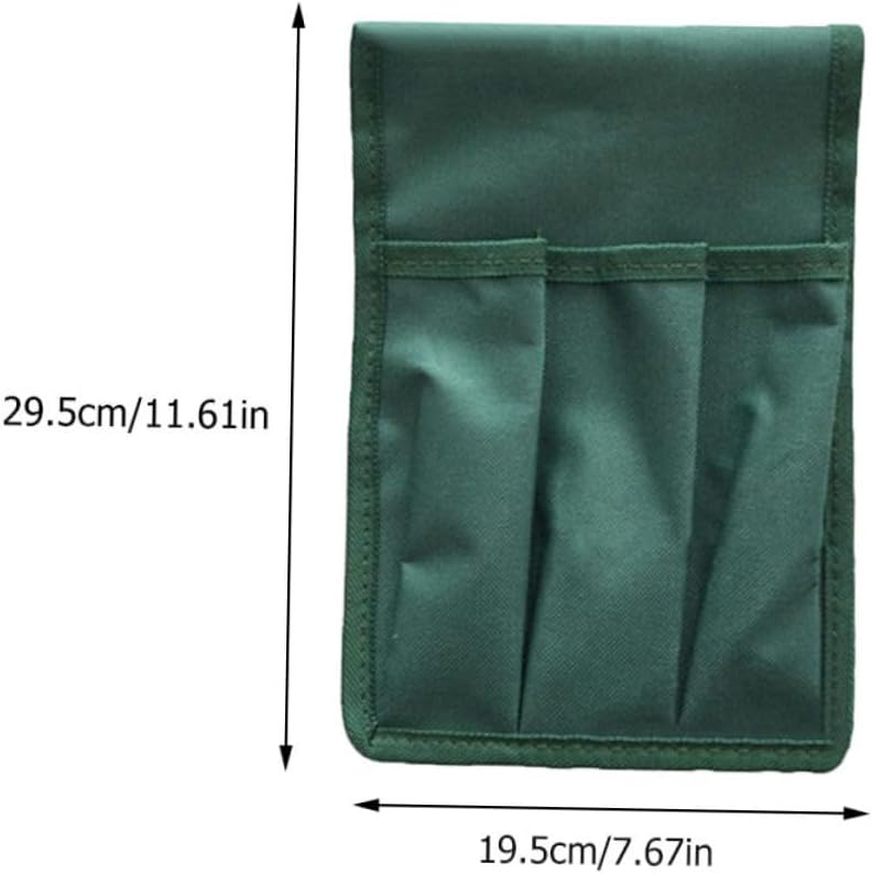 Kisangel 2Pc Kneeler Seat Tool Bags Green Gardening Pouches for Organizing Tools Comfortable Design Easy to Carry for Garden Enthusiasts Durable and Space Saving Storage - Image 2