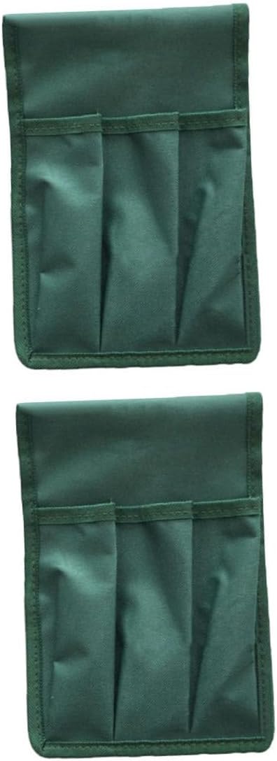 Hemoton 2Pc Green Garden Kneeler Bags Durable Tool Pouches for Organization for Gardening Tasks Lightweight Space Saving Design Tool Holders