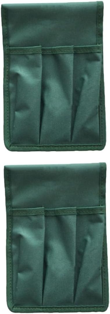2pc Garden Kneeling Tool Bags Storage Pouches for Kneeler Seat Compact Easy to Carry for Gardening Tools and Accessories Green