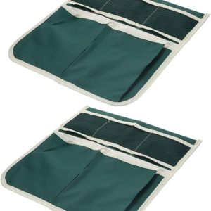 POPETPOP 2pcs Garden Tool Organizer Bag with Side Pockets Garden Kneeler and Seat Storage Pouch for Efficient Gardening and Tool Management Lightweight and Portable