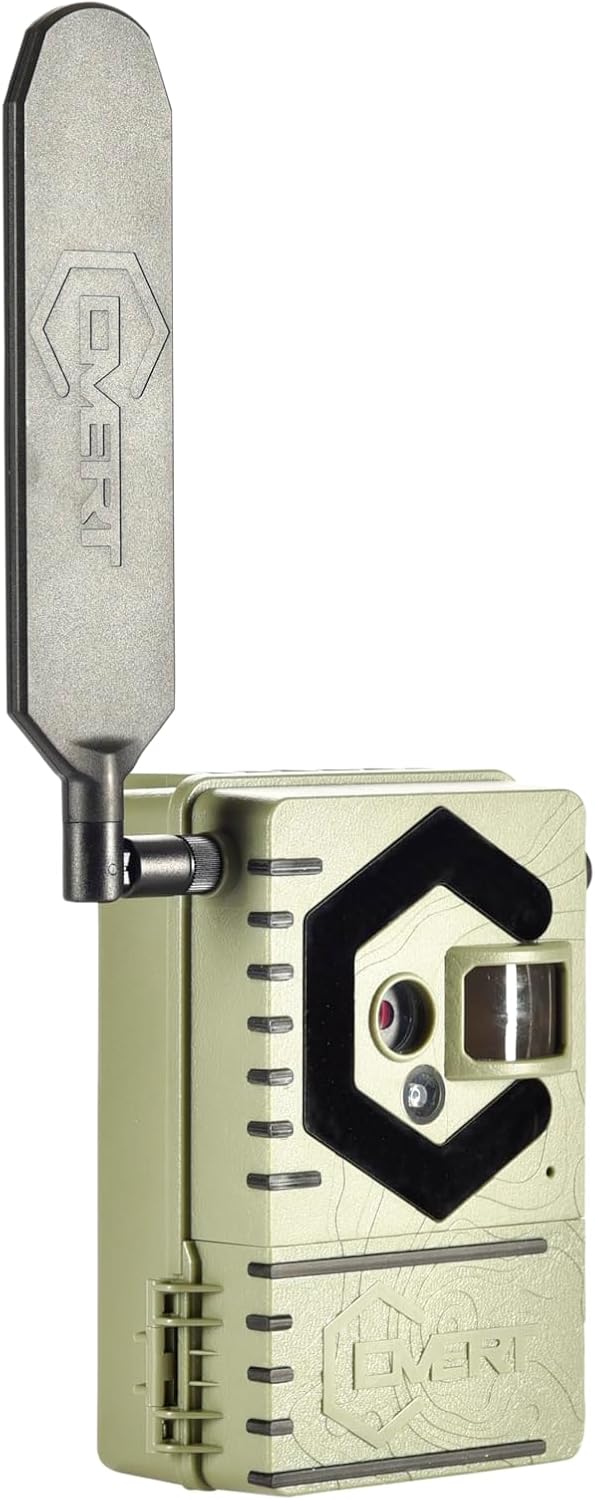 Covert Scouting Cameras Interceptor Cellular Trail Camera - 16MP 1080p Video - Real-Time Wireless Transmission - GPS 0.4s Trigger 75ft Night Vision Flash - Upgraded Antenna QR Setup - Green - Image 6