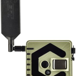 Covert Scouting Cameras Interceptor Cellular Trail Camera - 16MP 1080p Video - Real-Time Wireless Transmission - GPS 0.4s Trigger 75ft Night Vision Flash - Upgraded Antenna QR Setup - Green
