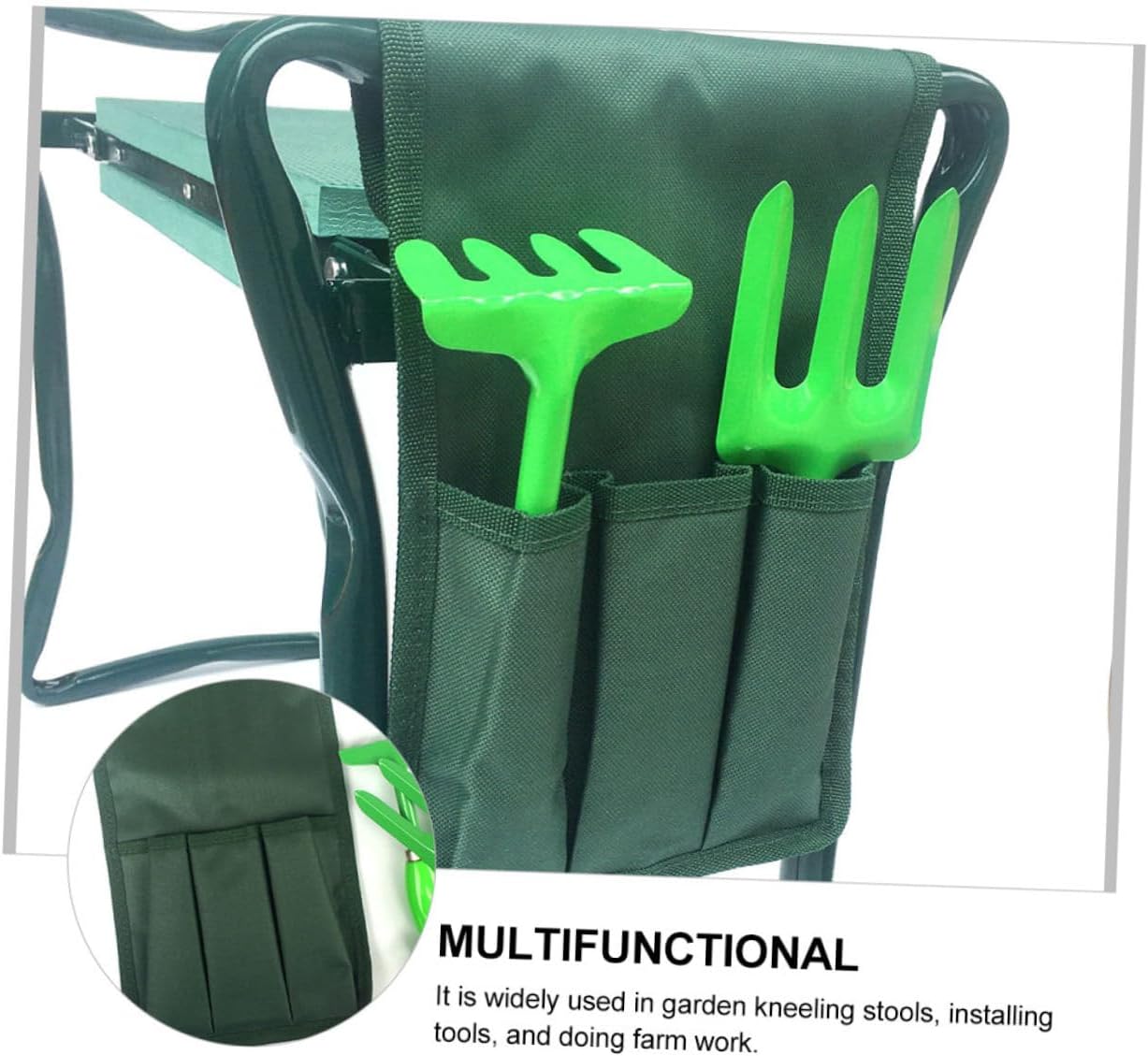 Garden Kneeler Seat Bags 2pcs Storage Pouches for Tools Garden Accessories Comfortable Convenient - Image 3