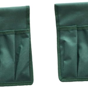 2pc Kneeler Seat Bags Oxford Cloth Garden Kneeling Tools Storage Pouches Comfortable for Gardeners