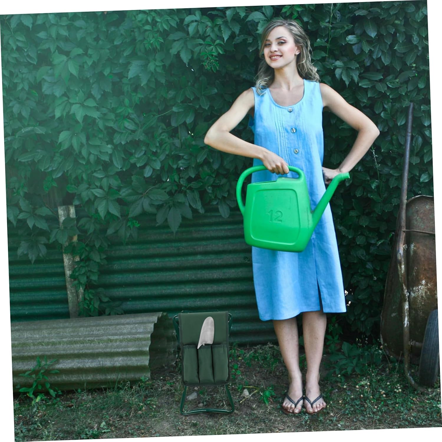 Hemoton Garden Kneeler Tools Bag Durable Water Resistant Storage Pouch for Gardening Supplies Versatile Kneeling Carrier for Outdoor Use and Wet Conditions - Image 7