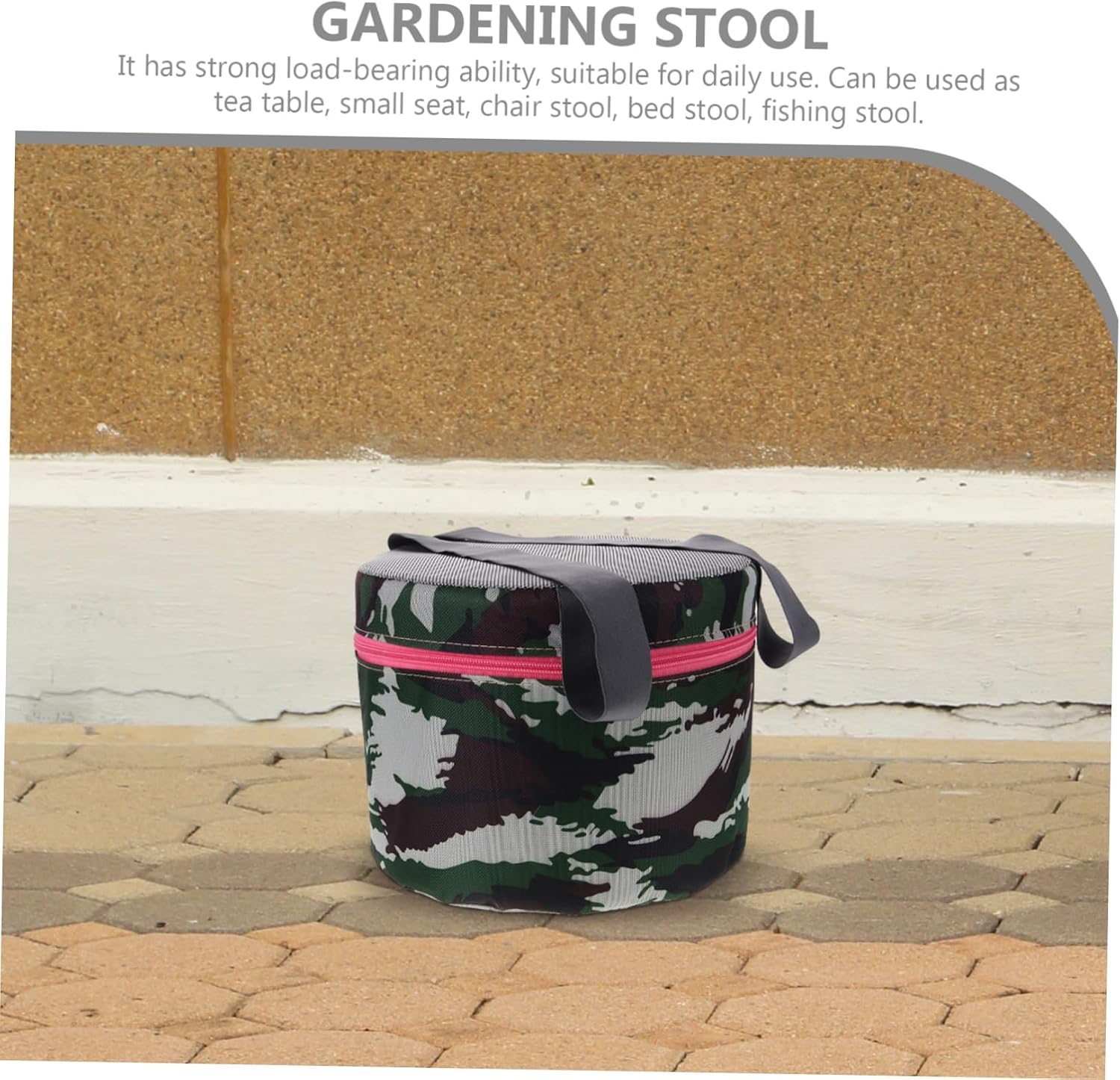 Lightweight Gardening Stool with Tool Pouch Portable Multi-Functional Camp Seat for Fishing Hiking and Outdoor Activities Durable and Cloth Design - Image 7