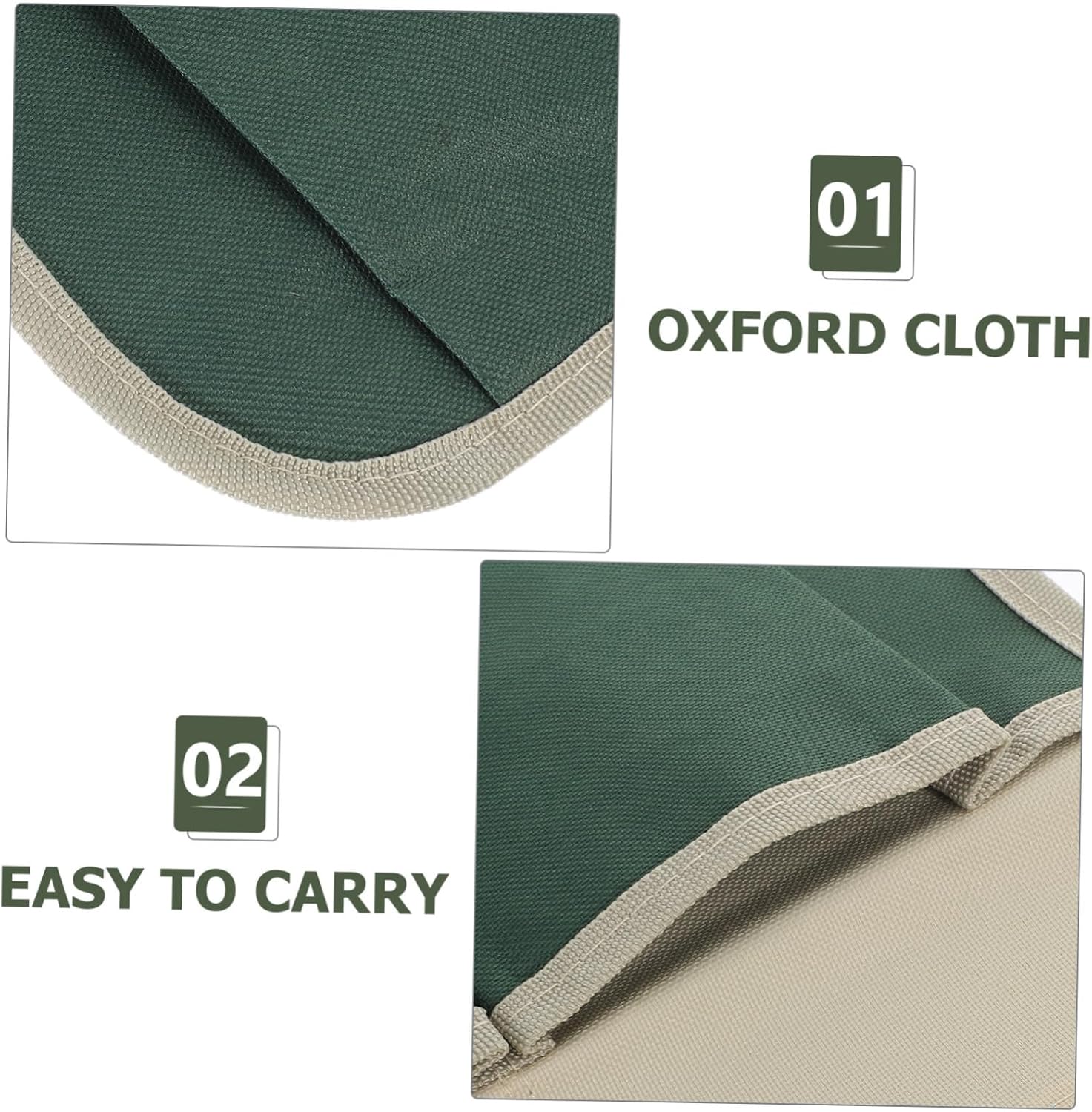BESPORTBLE Garden Kneeler Seat Bag Striped Gardening Tool Organizer Oxford Pouch Style - Image 8