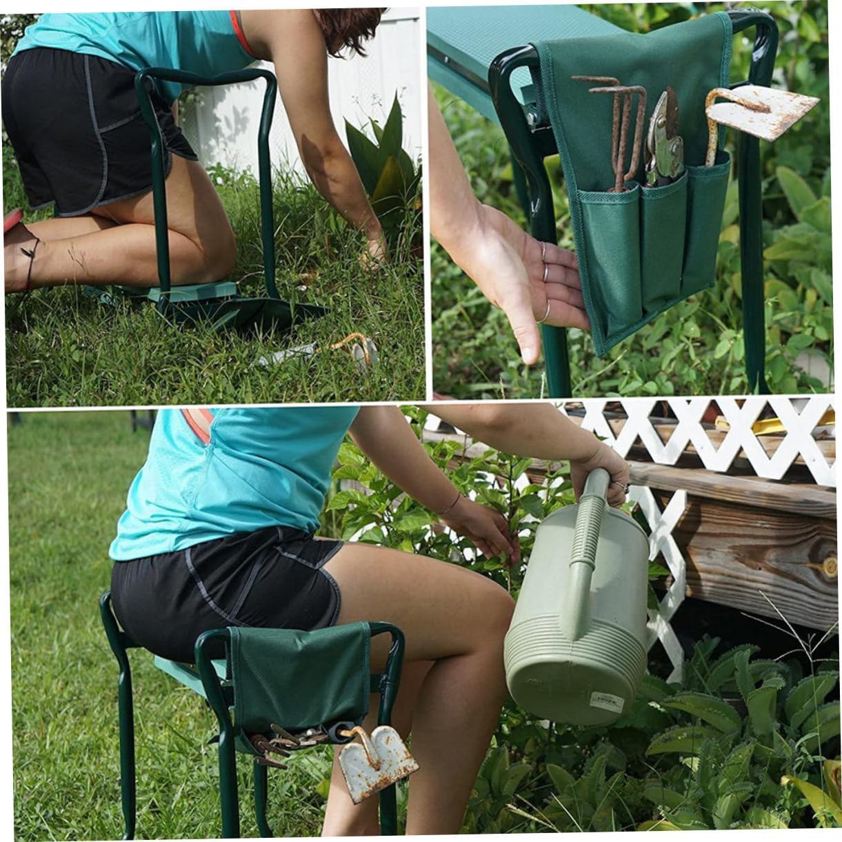 Garden Kneeler Seat Bags 2pcs Storage Pouches for Tools Garden Accessories Comfortable Convenient - Image 9