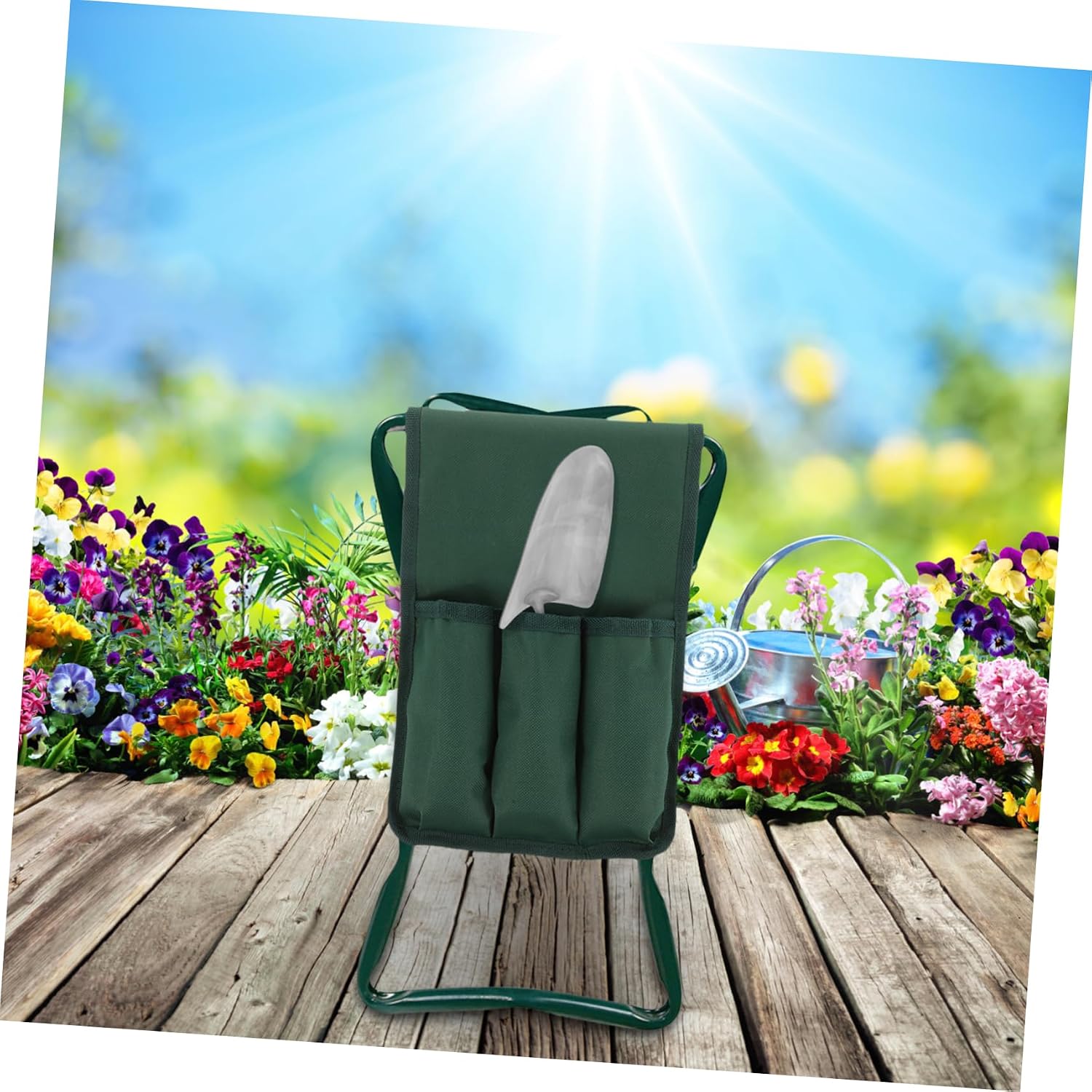 Kneeler Seat Tool Organizer Bag Garden Kneeler Side Pouch for Gloves Trowels Easy Cleaning Maintenance - Image 8