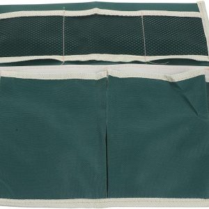 Holibanna Multifunctional Garden Kneeler Seat Bag Tool Pouch for Efficient Gardening Storage Green Striped Design for Garden Enthusiasts