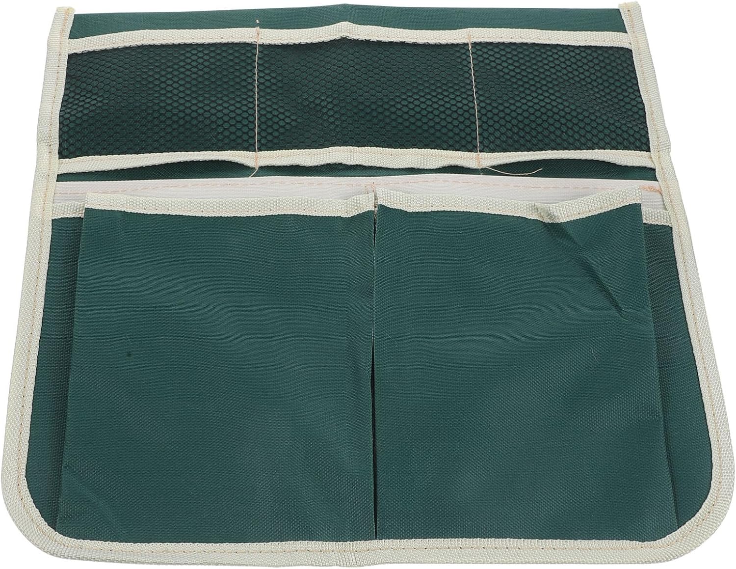 Holibanna Multifunctional Garden Kneeler Seat Bag Tool Pouch for Efficient Gardening Storage Green Striped Design for Garden Enthusiasts
