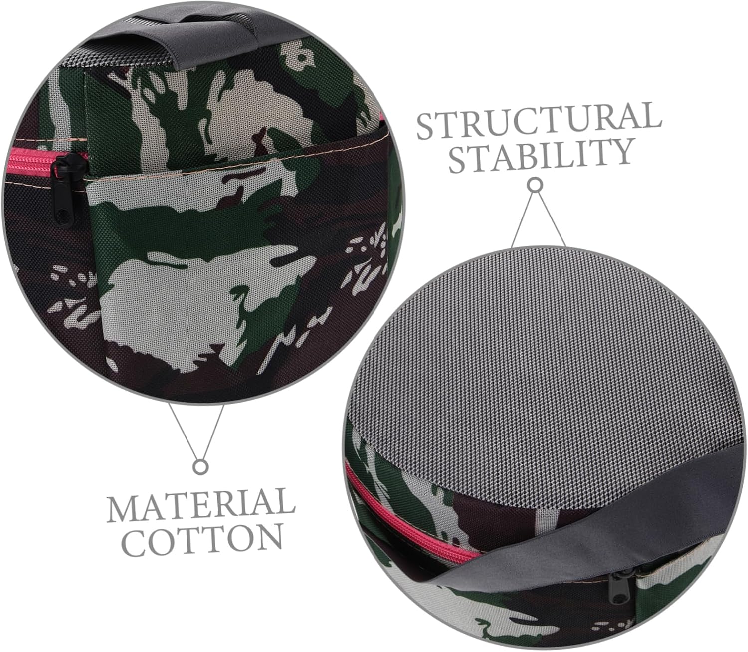 Lightweight Gardening Stool with Tool Pouch Portable Multi-Functional Camp Seat for Fishing Hiking and Outdoor Activities Durable and Cloth Design - Image 8